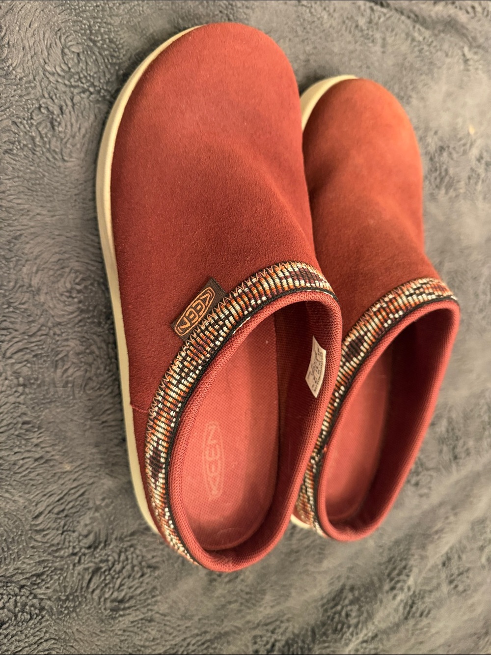 Keen Women's Rust Red Slip-On Clogs - Picture 2 of 8
